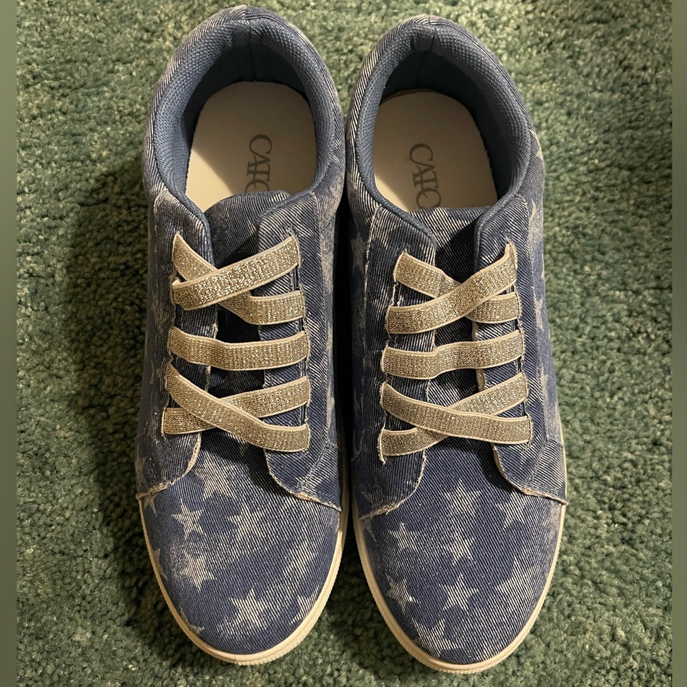 Slip On Cato Blue Stars Sneakers 10